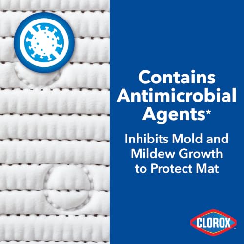 Clorox Cushioned Shower Mat, 21 Inches x 21 Inches, White, 2 Pack - image 7