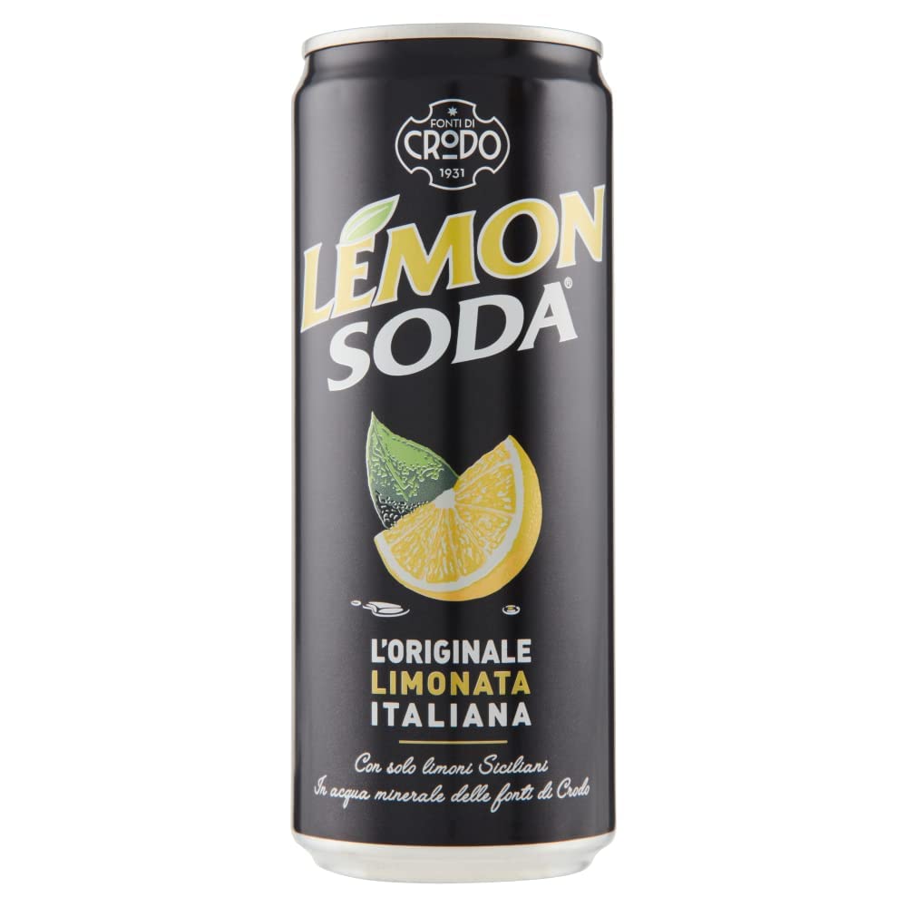24 lemonsoda 330 ml Campari Group limón soda limón italiano limonata + 24 latas de Oransoda 330 ml Campari naranja limonada + italiano Gourmet Polpa