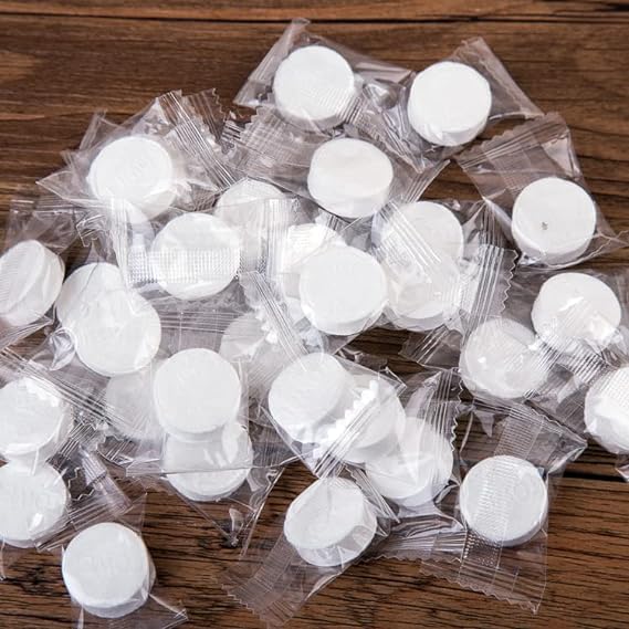 Image of YTM Disposable Compressed Face Towel Tablets Coin Tissue Home Salon Travel Portable Coin Towel (Pack of 10)