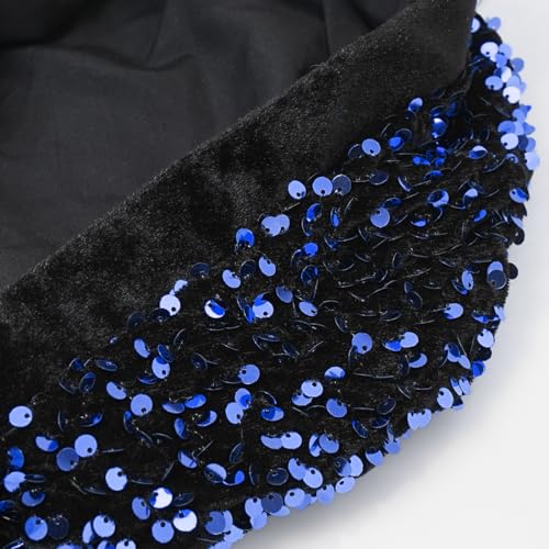 Gorro Boina con Lentejuelas Brillantes para Mujer miniatura 6