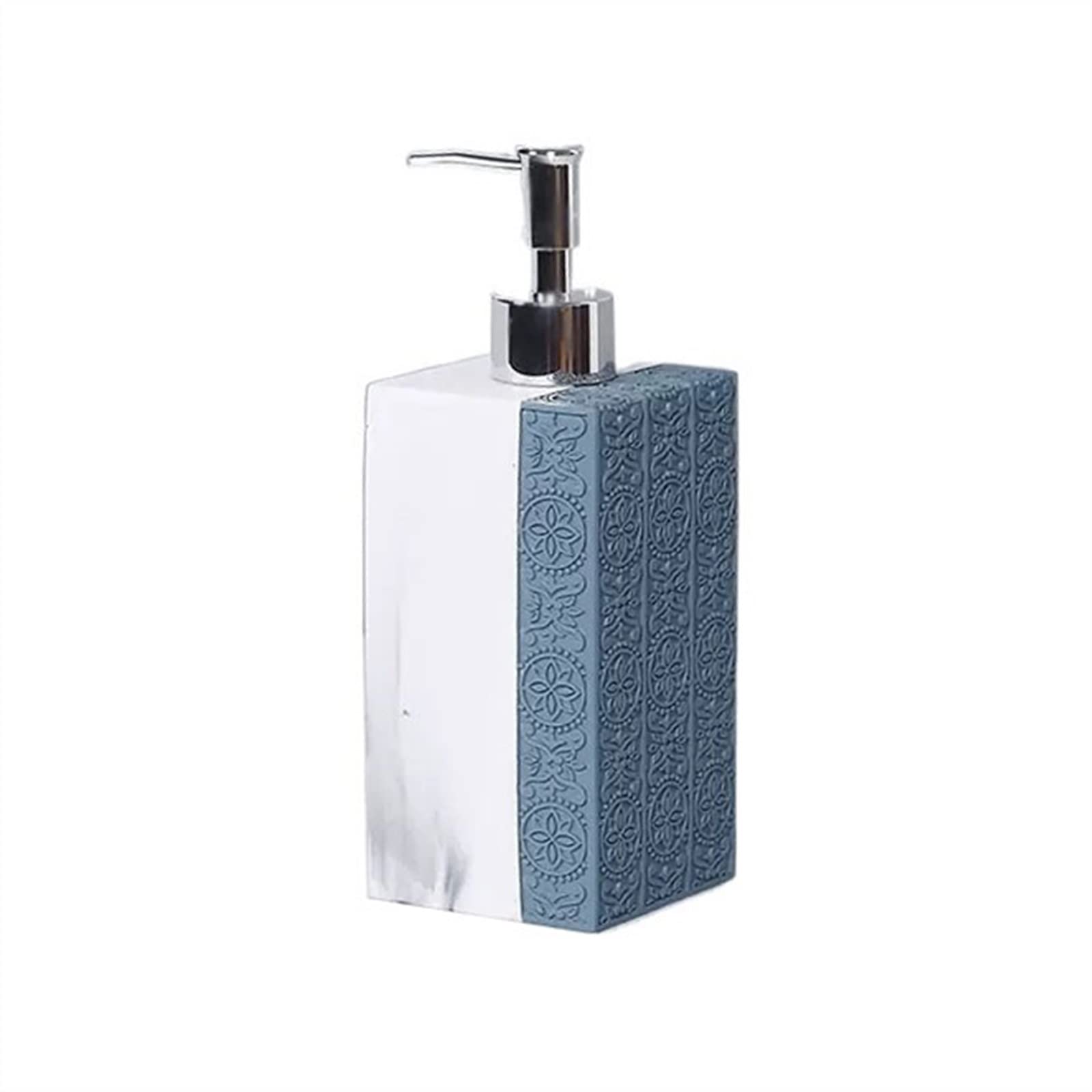 Dispenser di Sapone per Bagno, Hotel, Tipo a Pressione, flacone per Gel Doccia, Shampoo, Resina, lozione di Alta qualità, Sub-Cucina (Colore: Blu, Taglia 2)