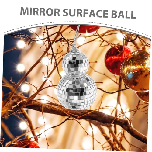 Bola espejada decorativa para colgar, disco ball reflectante para eventos miniatura 4
