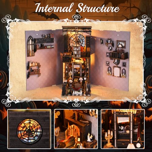 TOYQI Spooky Alley Book Nook Kit thumbnail 3