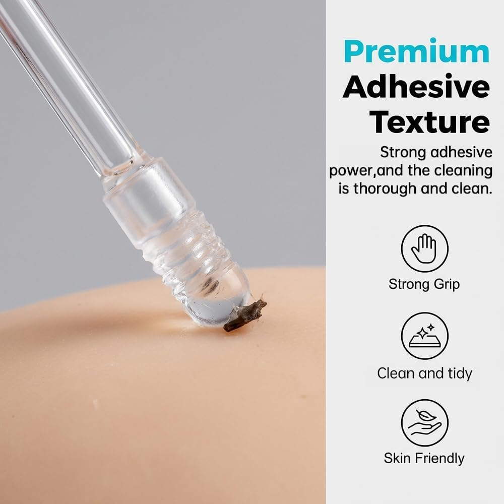 Earwax Removal Adhesive Swabs, 2026 New Reusable Sticky Earwax Removal Swabs, Ear Wax Removal Tools with Dust Cover Packaging, Gentle Ear Cleaning Sticks for Adults Women Man (48pcs(2 Box), Large)