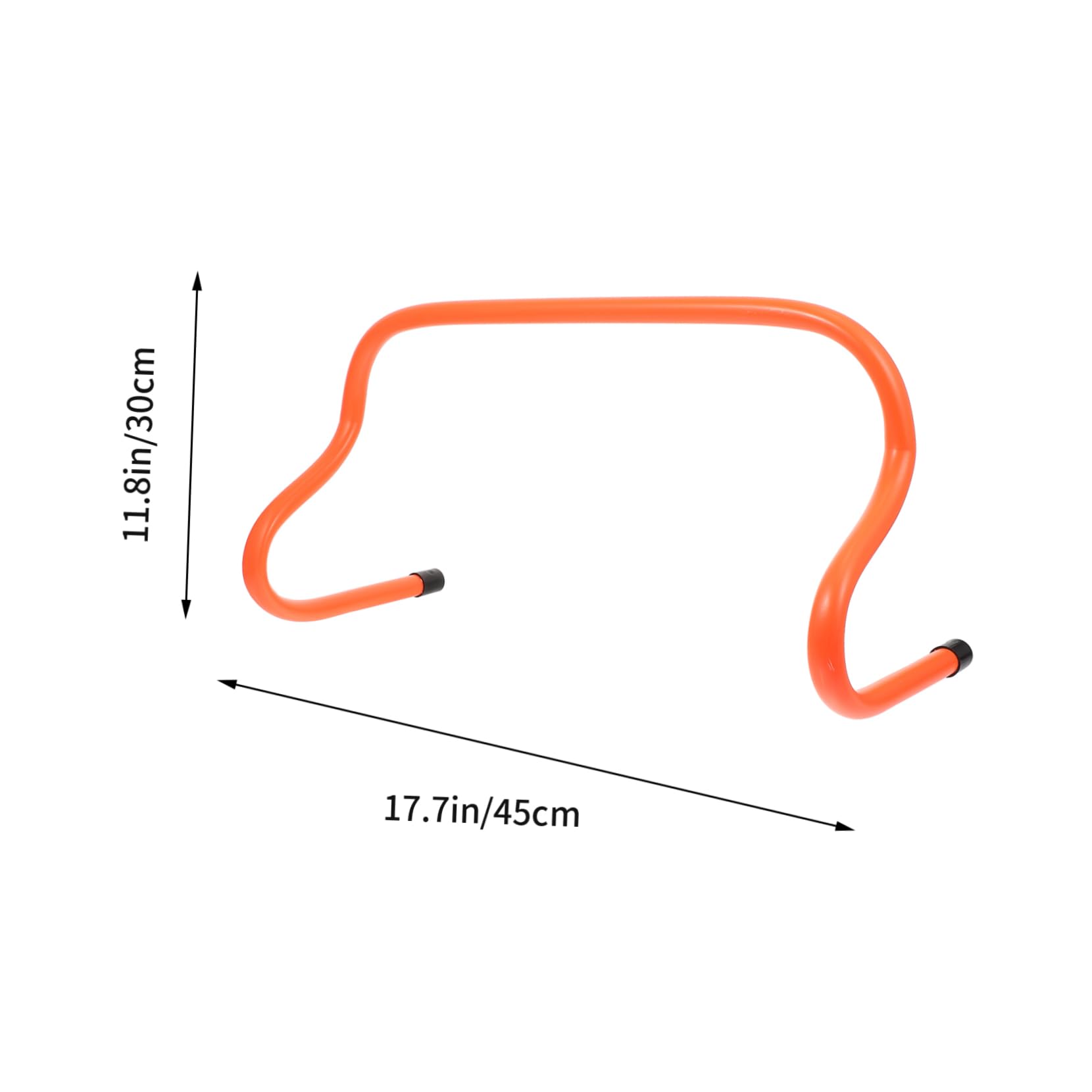 BRIGHTFUFU 5Pcs Lightweight Agility Hurdles for Outdoor Soccer Training Durable High Jumping Equipment for Speed and Agility Practice