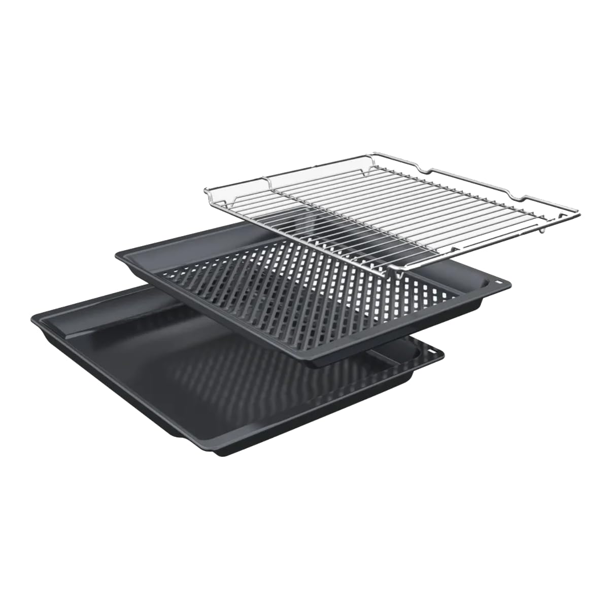 Bosch - Forno Multifunzione Pirolitico, Serie 6, 60 cm. Larghezza Home Connect, AirFry, Nero, HBG578EB7