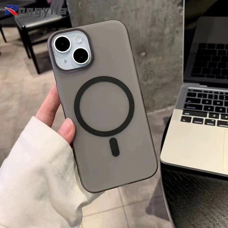 Image of COVERLY Luxury Paper Thin Case Cover for iPhone 12 Pro | Matte Finish | Compatible with magsafe | (Black, iPhone 12 Pro)