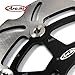 Arashi Front Rear Brake Discs Rotors for Suzuki GSXR 750 2004-2005 K4 K5, Motorcycle Replacement Accessories Black