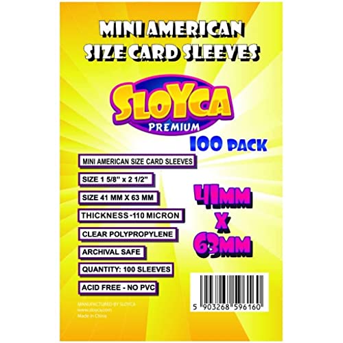 SLOYCA Mini American Premium 41 x 63 mm, 100 unidades