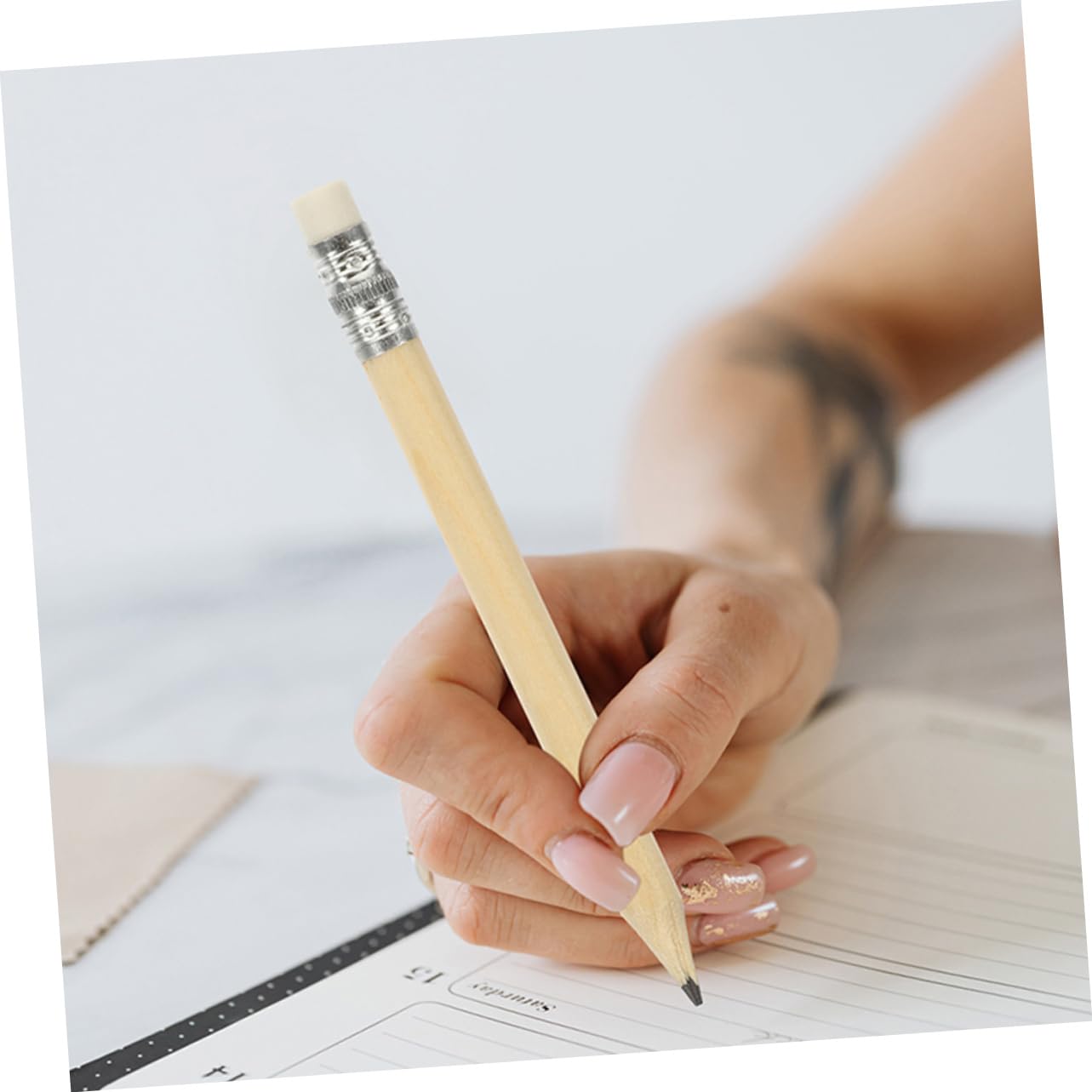 DOITOOL 3 Series Lote De Lápices De Cortos Con Borrador Lápices De Escritura Ergonómicos Dibujo Y De Golf Oficina Y Escuela 100 Piezas X 3