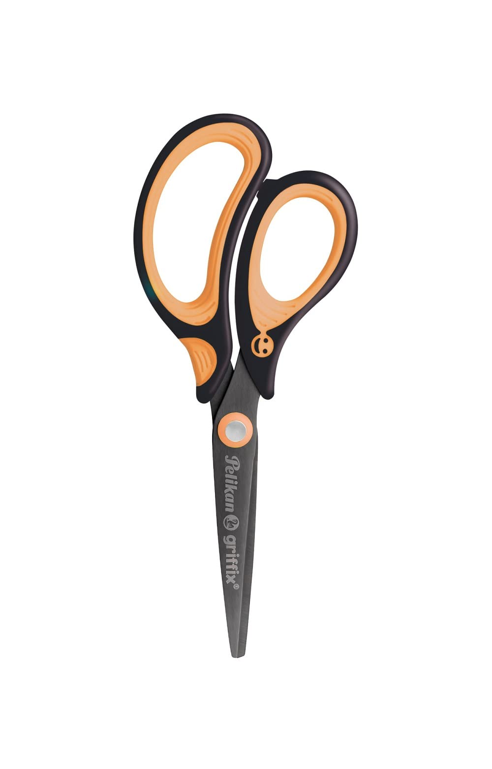 Griffix Left Handed Pointed Scissors Neon Black