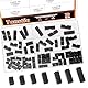 Tanstic 70 Stück 2,54 mm Raster 6-18 Pin gerade Box-Header, zweireihiger Box-Header-Steckverbinder PCB-Header IDC-Steckbuchse für Leiterplatten
