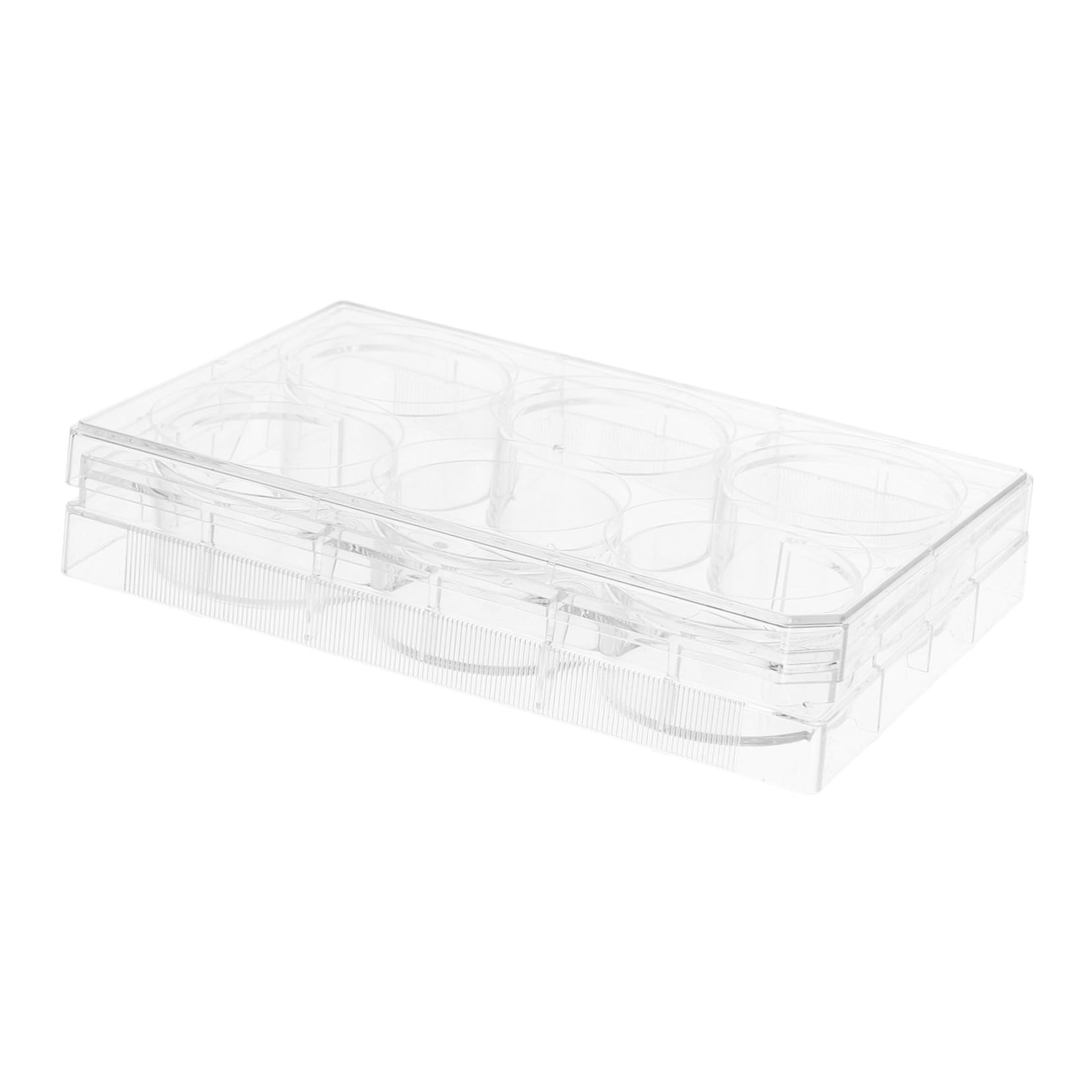 CIYODO Tissue Culture Plate for Lab Cell Culture Tool Sturdy Plastic Flat Surface Easy to Use for Research