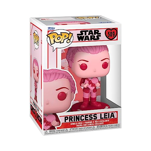 Funko Pop Star Wars: Valentines - Princess Leia Organa - Collectable Vinyl Figure - Gift Idea - Official Merchandise - Toys for Kids & Adults - Sci-Fi Fans - Model Figure for Collectors and Display