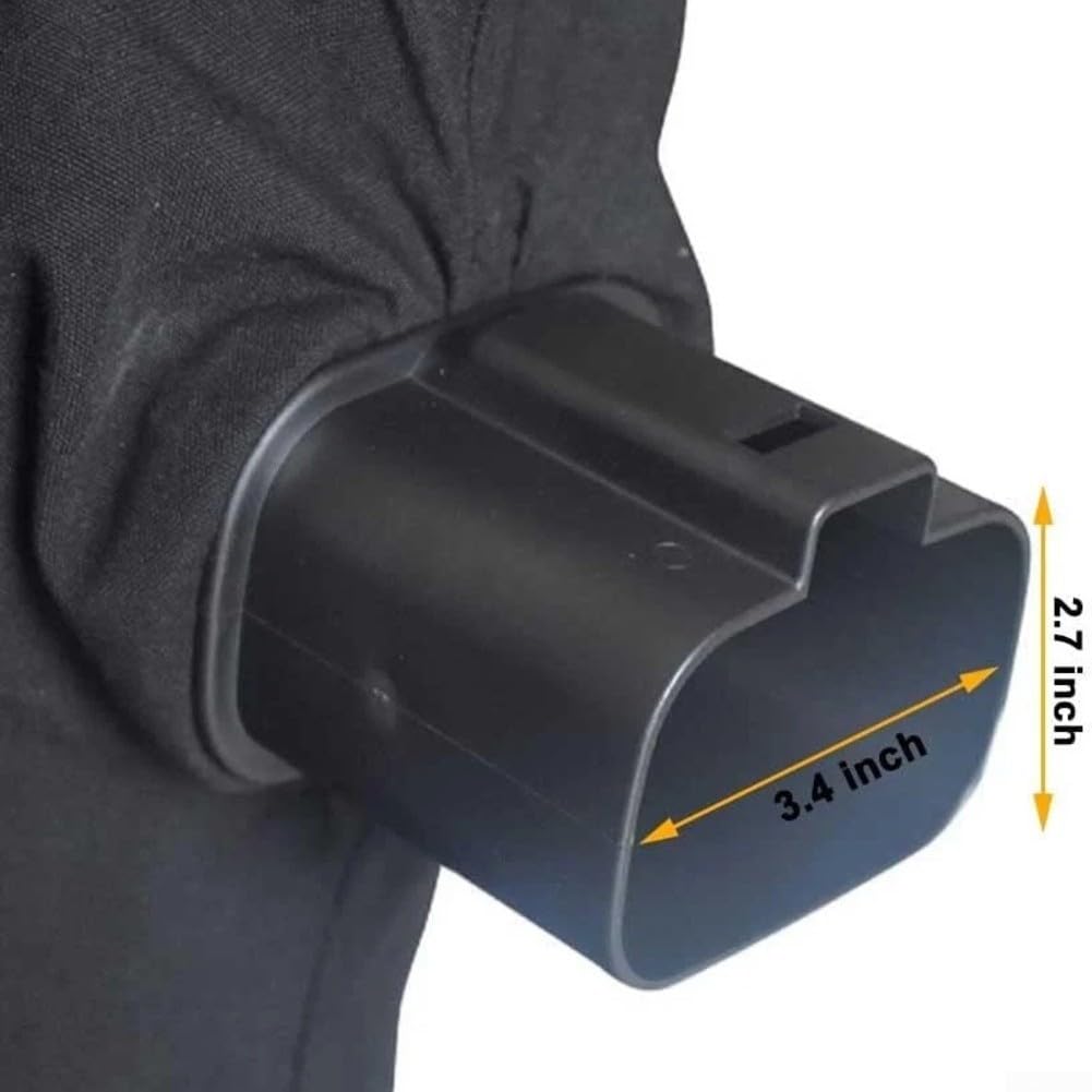 Borsa a tracolla sottovuoto per soffiatore a foglie 5140125-95 per Black and Decker per BV3100 BV2900 borsa di ricambio con capacità migliorata e struttura in poliestere