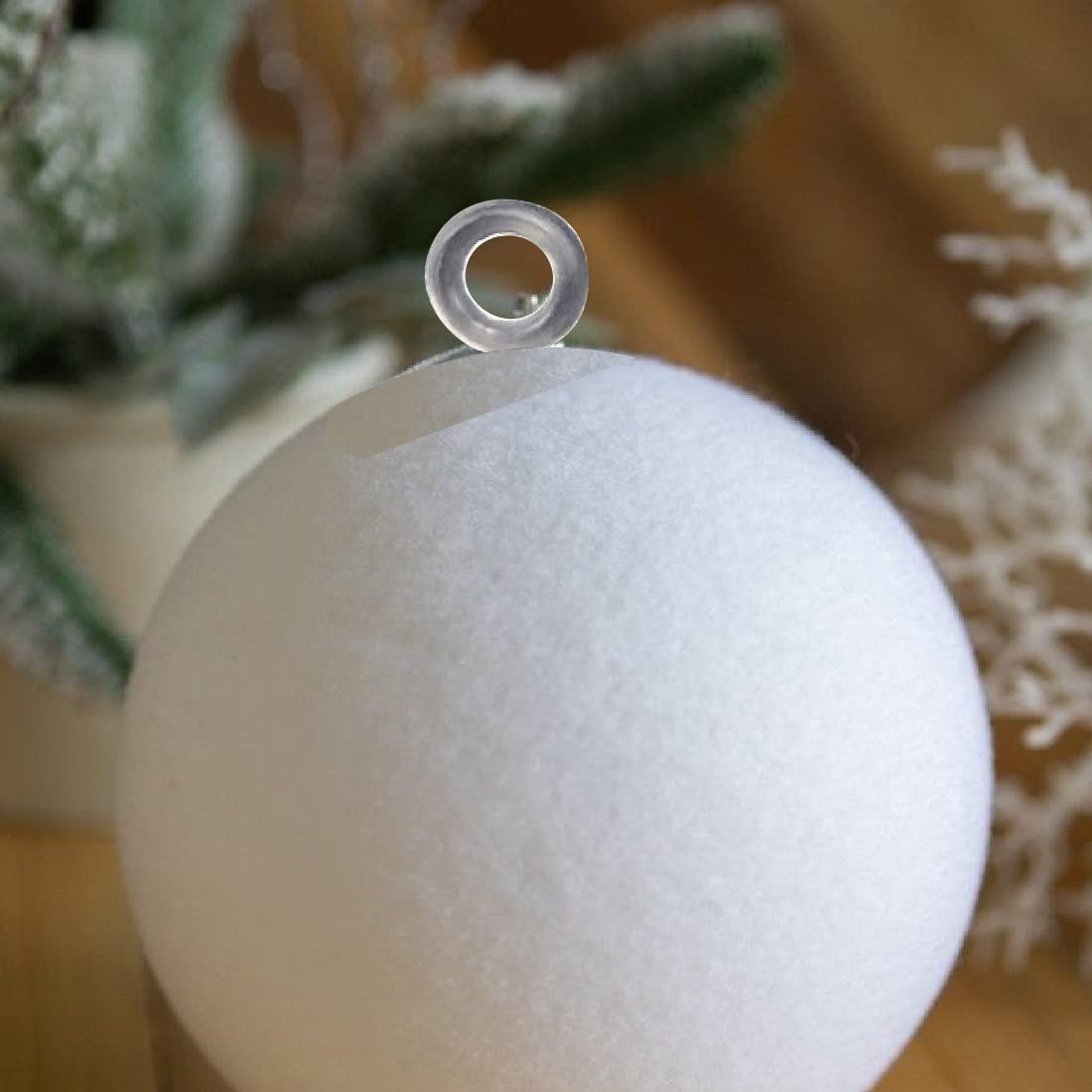 100 Transparente Haken Für Styroporkugeln & Eier - Perfekt Für Weihnachtsdeko & Osterbasteln