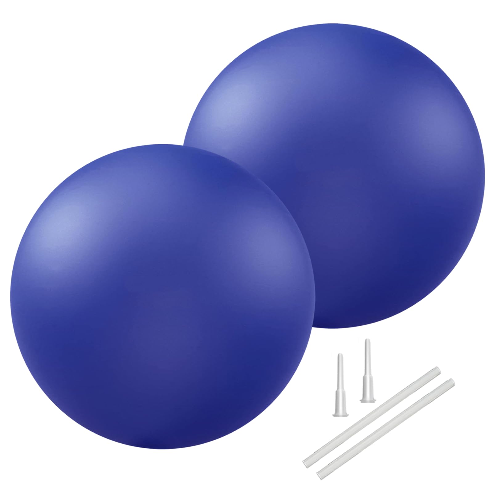 GoonidySoft Pilates Ball 9 Inch, Ideal Small Exercise Ball Between Knee Squeeze for Physical Therapy Yoga Core Medicine Abs Pt Bouncy, Mini Rubber Fitball Barre Workout Equipment for Women Men Kid Toddler