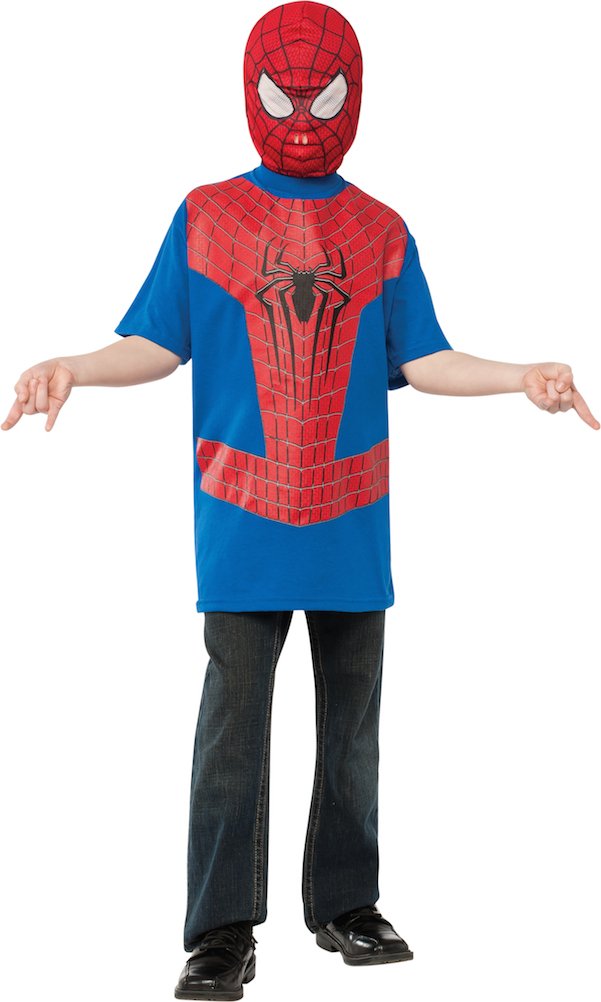 Rubie's The Amazing Spider-man 2, Spider-man Costume Top and Mask, Child Small