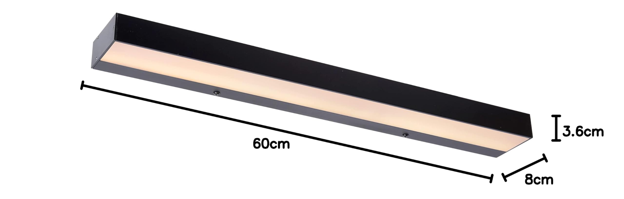 LUCIDE ALEXA Applique murale LED Salle de bains 1x8W 2700K IP44 Noir