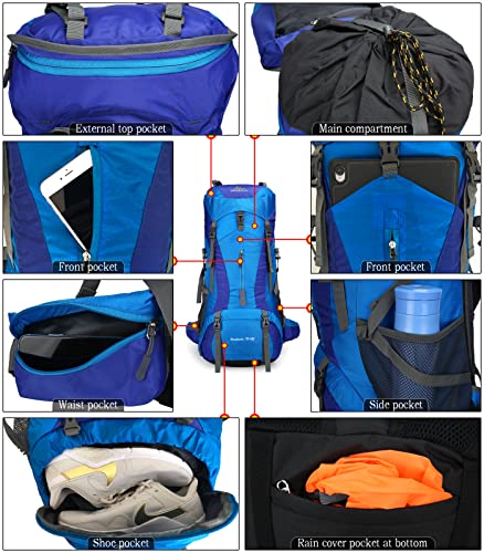 Doshwin 70L Rucksack für Camping und Outdoor-Aktivitäten