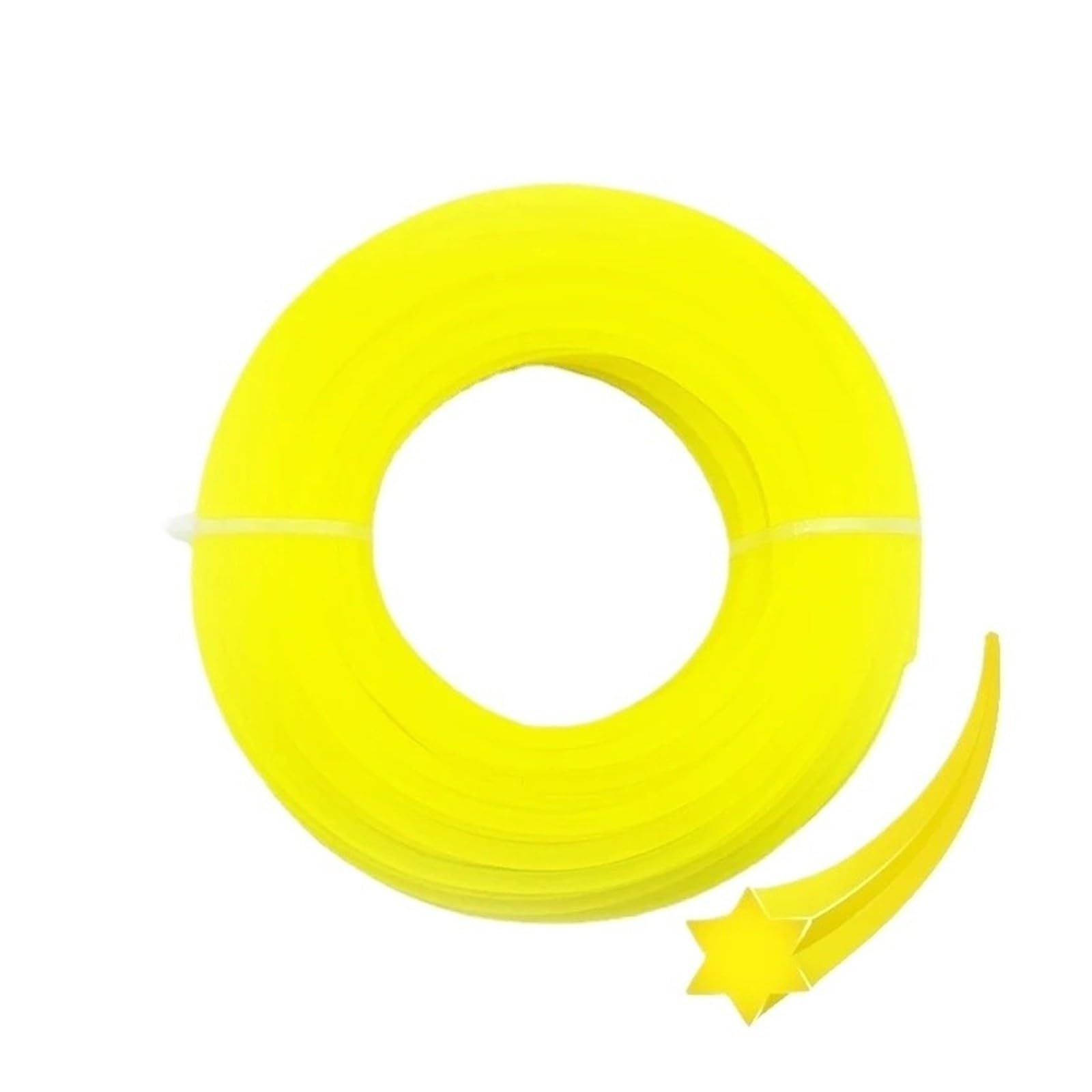 HIZON Cordón de Nailon for Cepillo cortacésped(2PC 5m 15m)