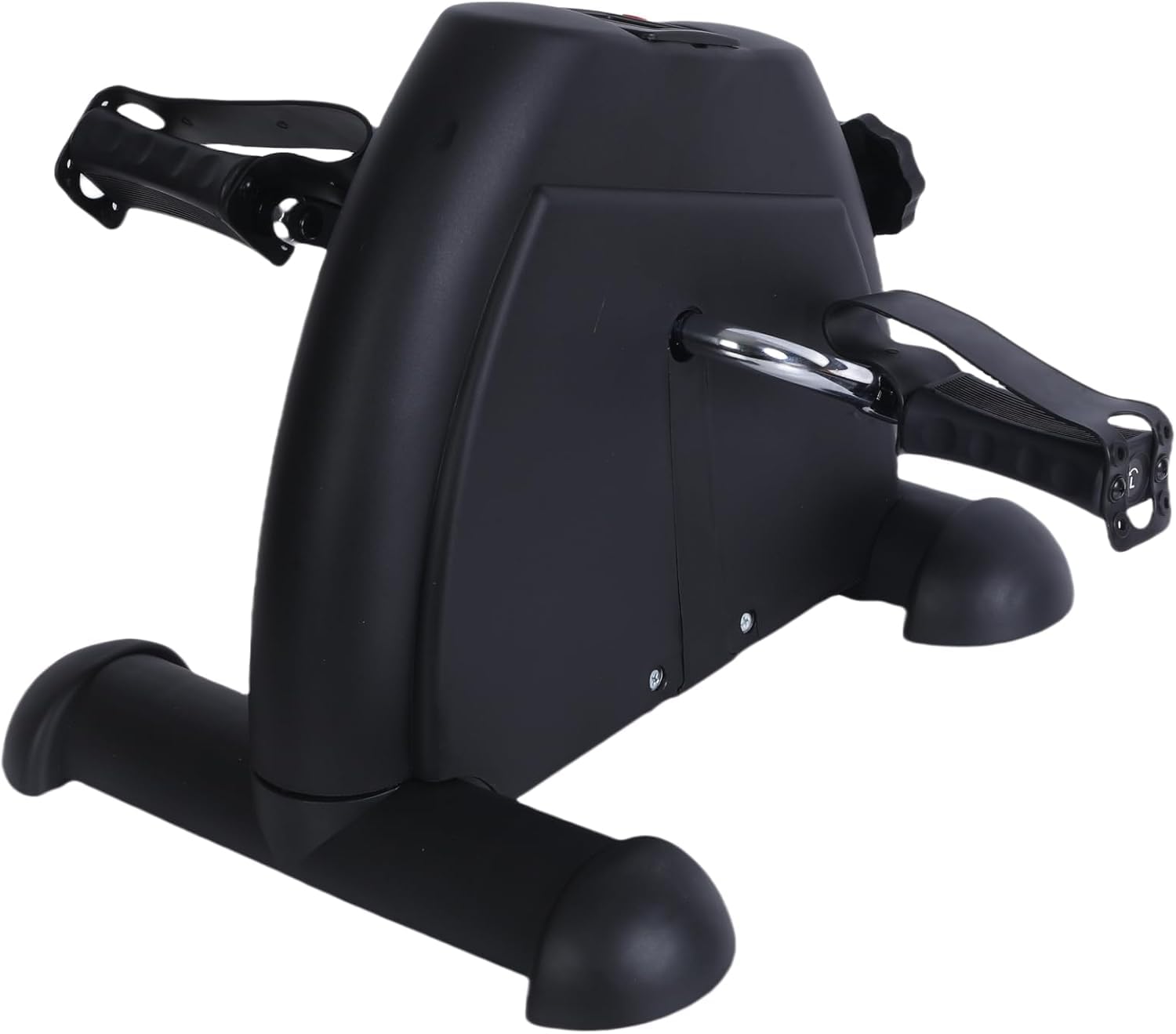 Endless Pedal Exerciser portatile con monitor digitale | bianco | Materiale: lega di acciaio | Under Desk Bike Pedal Exerciser | Foot Cycle | Arm and Leg Exercise Peddler Machine | per uomini e donne
