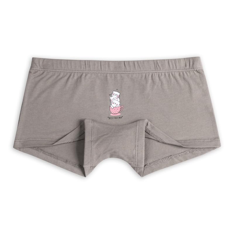 Image of Real Basics Girls Cotton Boxer Boyshorts Panties Underwear for Kids (Multicolor) Pack of 3