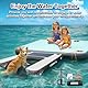 AWSUM 1.5M Aufblasbare Hunde Wasserrampe Aufblasbar Dog Ramp Hunderampe Hundeboot Rampe Air Ramp for dag Hund