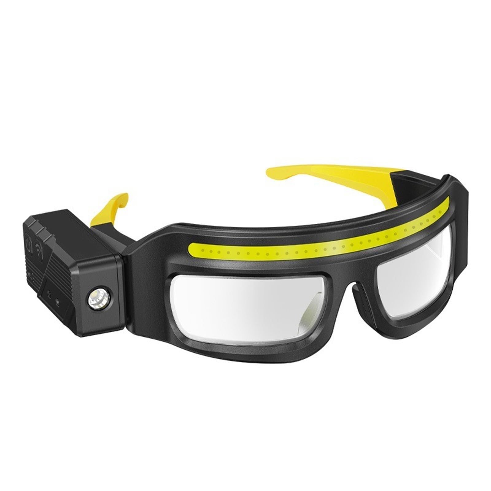 Kaeltsyn Multifunctional LED Headlamp Glasses Equipped with Flashing Mode and Touch Sensors for Use Touch Control