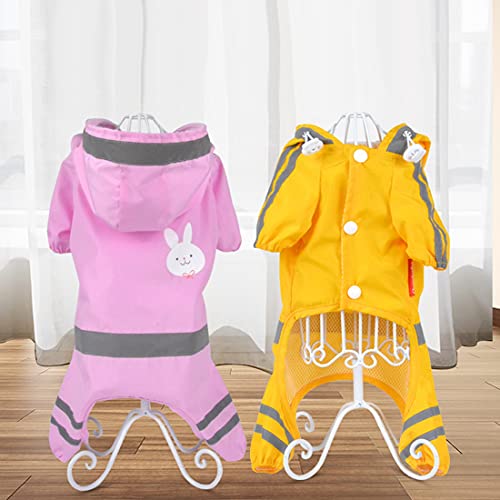 Hooded Dog Raincoat Dog Poncho Full Body Dog Rain Cape Waterproof Reflective Raincoat Dog Jacket For Small & Medium Dogs Adjustable Pet Reflective Clothing #TOP5