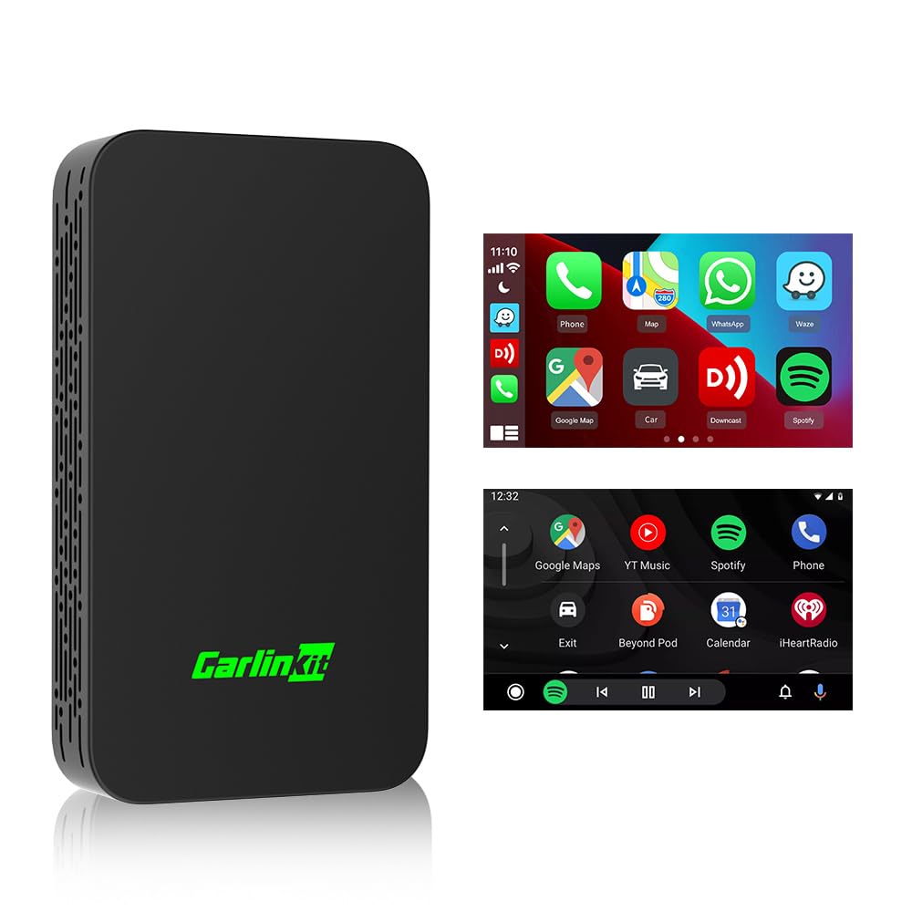 Carlinkit CarPlay Android Auto Wireless Adapter - 5.0 Series Converter, Plug & Play, Stable Fast, No Latency - Compatible with The Vehicles with OEM Wired CarPlay Android Auto (B0C148C1XN) Amazon Price History, Amazon Price Tracker