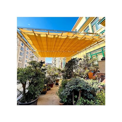 Toldo retráctil ondulado para pérgola y techo exterior personalizable 8