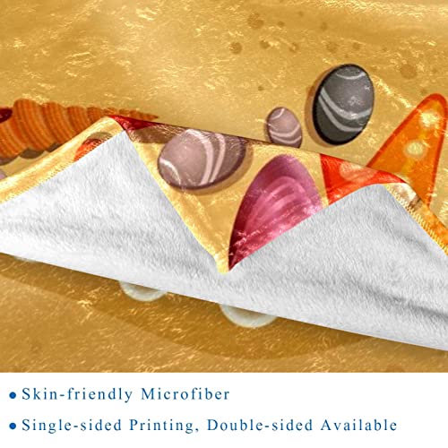 Couverture douce Shells On Beach pour des soirées cocooning réussies sur le canapé - 3