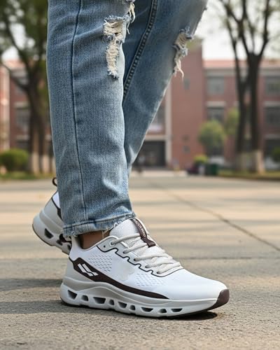Image of Bacca Bucci Balance Men's Sports Sneakers | Ultra-Light Jacquard Running Shoes with Cushioned Rebound Sole | EVA + Rubber Heavy-Duty Outsole | All-Day Comfort & Breathable Daily Trainers