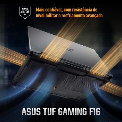 Notebook ASUS TUF Gaming F16 Intel Core 5, RTX 3050, 16 GB, 512 GB SSD, KeepOS, 16.0” FHD, Mecha Gray – FX607VJ-RL015