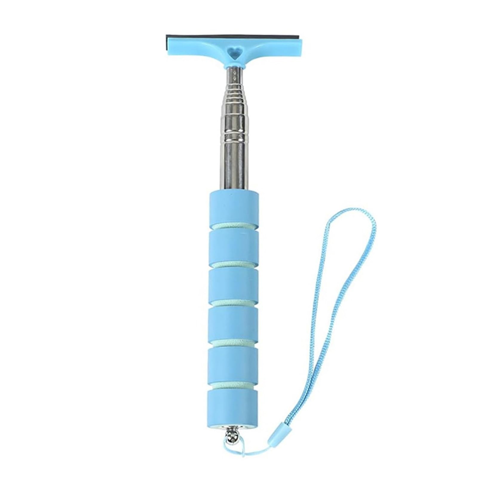 Car rearview mirror wipers Retractable Car Rearview Mirror Wiper Portable Rainy Cleaning(Blue)