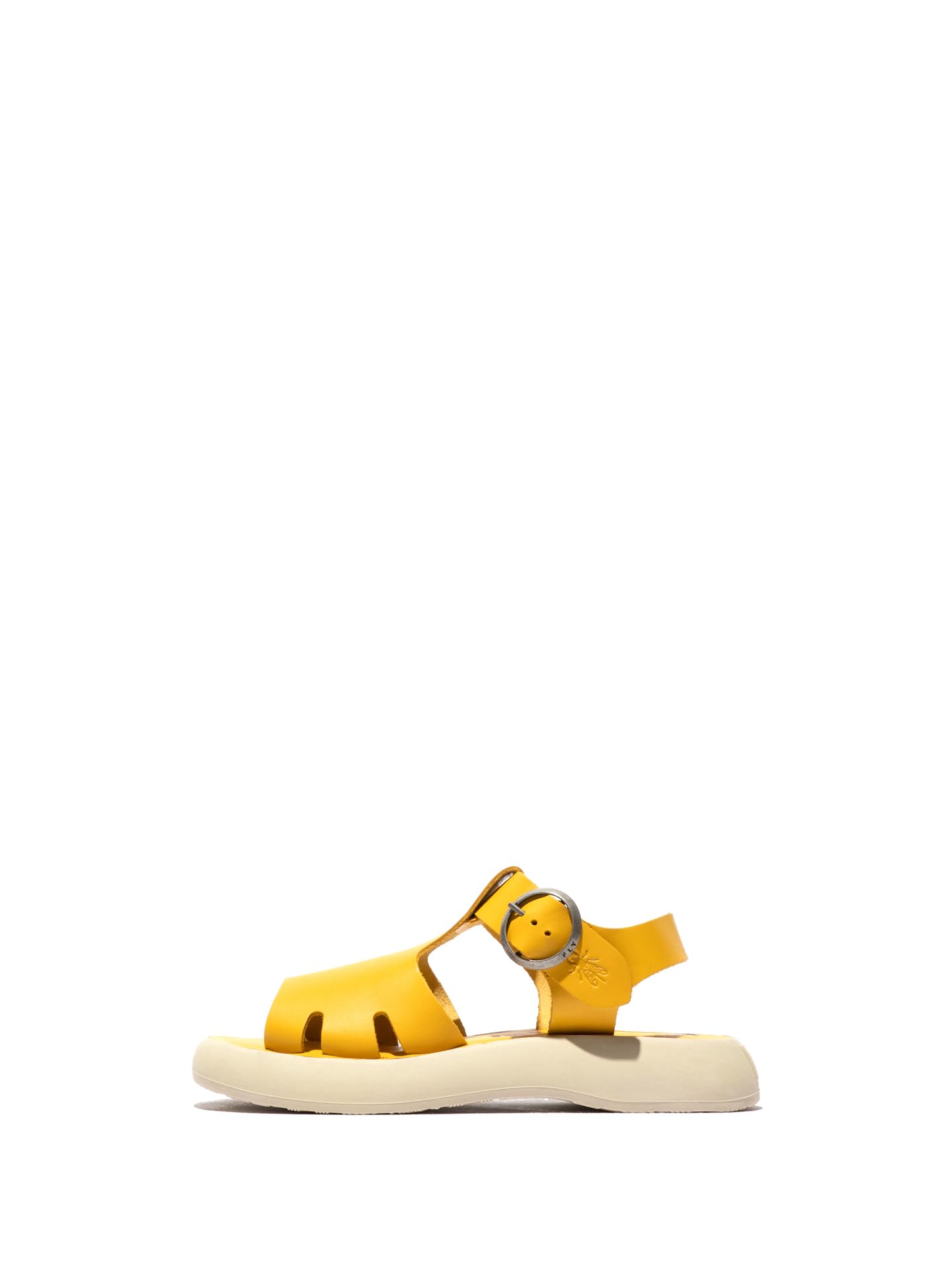 Fly London Women's BADY281FLY Sandal, Yellow, 4 UK