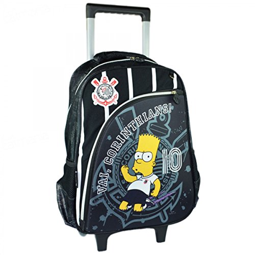 Mochila de Rodinhas Bart Simpsons Corinthians | Ref: 940D01