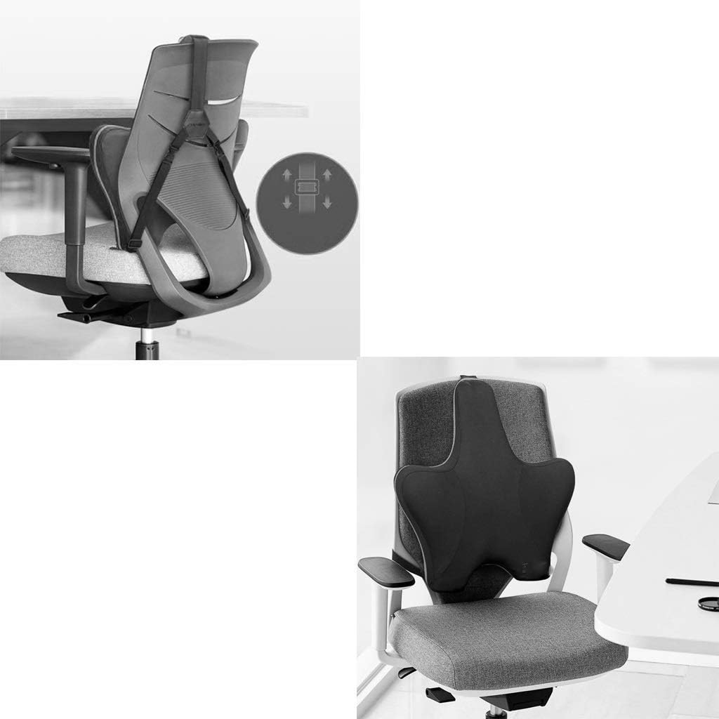 Lumbar Pillow - Lumbar Support Pillow Memory Foam Back with Breathable and Washable Cover, Deal Back Pillow for Car Seat(Blue)