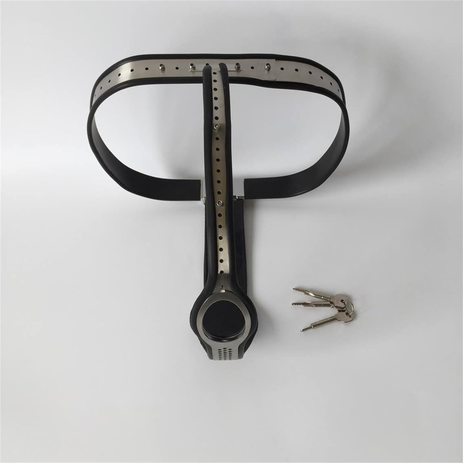 Keuschheitsgürtel Frau mit Defäkationsloch, Edelstahl Chastity Belt mit 2 Schloss Damen Keuschheitsschloss Extrem Bondage Keuschheit Höschen Chastity Gerät Privacy Party Sex Spielzeug