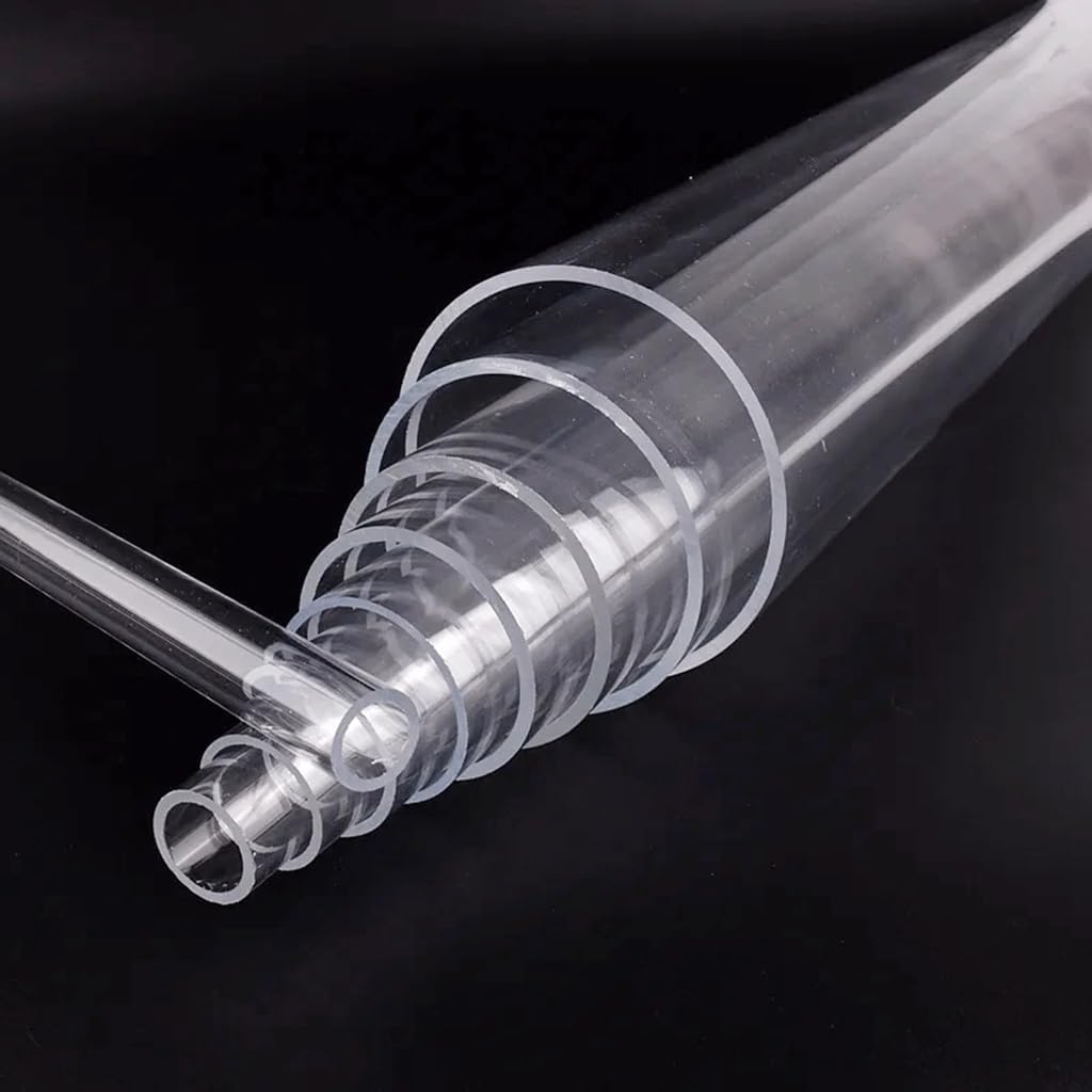 Length 55cm Acrylic Aquarium Fish Tank Pipe, for Home DIY Irrigation System PMMA Tube Water Supply Pipe (Color : Outer Dia 110mm, Size : 50cm Long(1pc))
