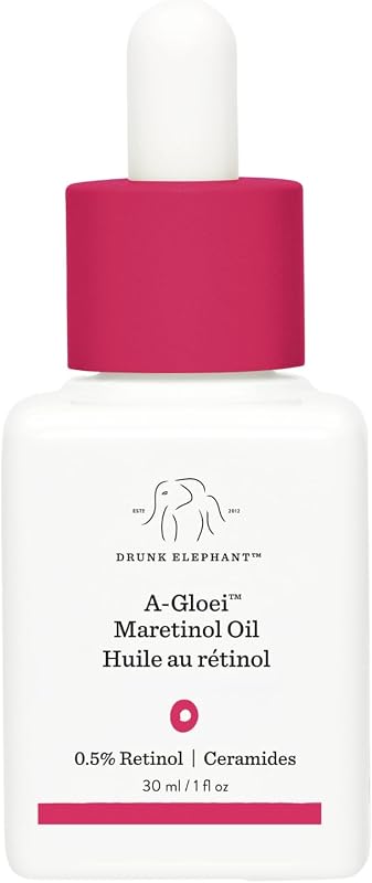 Aceite de Maretinol A-Gloei - 30 ml/1 fl oz - Aceite facial suave de retinol al 0,5% - Cuidado de la piel clínico limpio - Sin crueldad - Sin aceites esenciales, siliconas ni fragancias