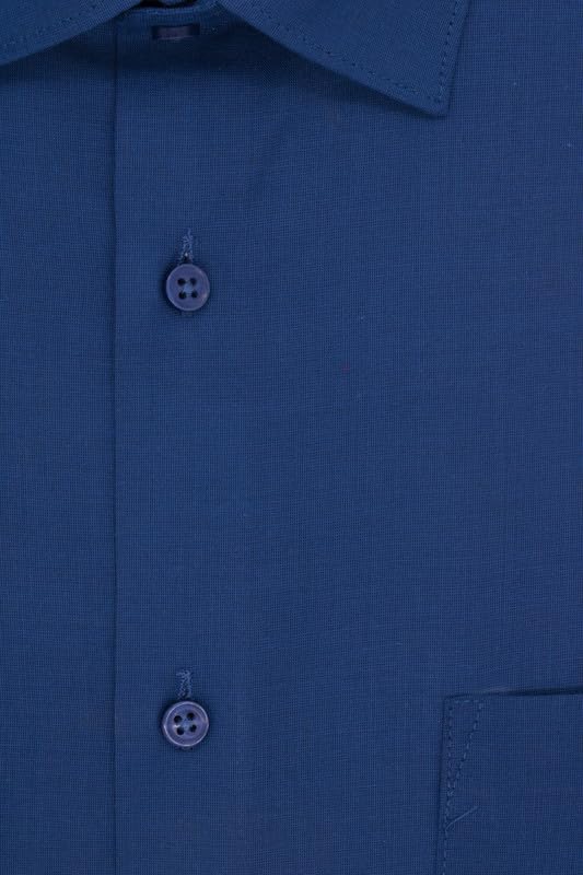 Image of 7-DAYS Men's Premium Formal Shirt - Cotton Blend, Regular Fit, Full Sleeve, with Pocket, Durable & Easy Care - Perfect for Office Wear