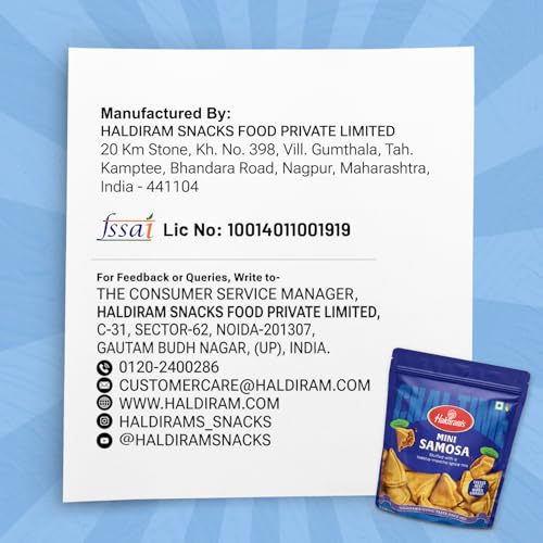 Image of Haldiram's Nagpur Mini Samosa, 200g