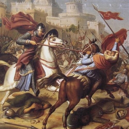 Page de couverture de Crónica de España - 1187: Saladino en Jerusalén y las fronteras de Castilla y Aragón