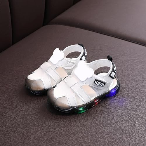 Children Light Up Shoes Closed Toe Lightweight Soft Sole Water Shoes Cute Toddler Girl Christmas Birthday Children Shoes2