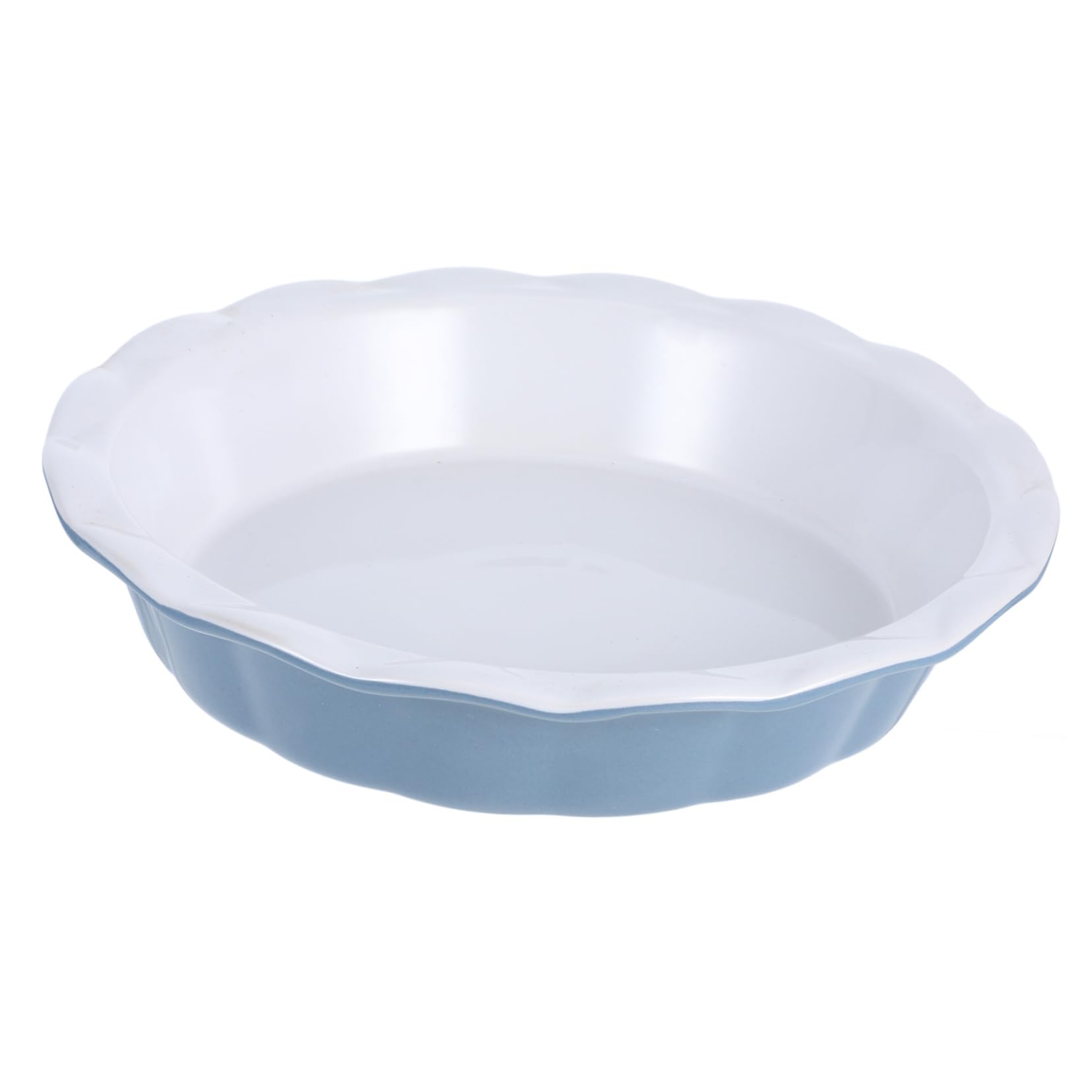 Plat à Tarte en Céramique Rond, Grand Format pour Cuisson au Four