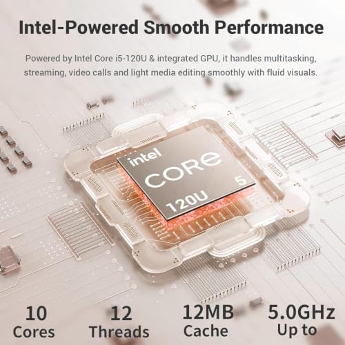 Image of HP 17.3 inch Business Laptop, Intel Core 5 120U (Up to 5.0 GHz, 10-Core), 16GB RAM, 256GB SSD, Wi-Fi 6, Windows 11 with Office 365 for The Web, Large Screen, 2026 Edition