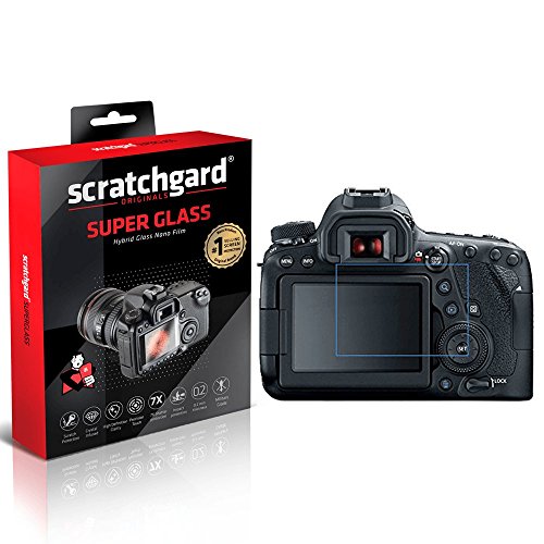 Scratchgard 7X Shatter Screen Protecter for Canon EOS 6D Mark II Using Unbreakable Hybrid Nano Glass Film. India’s No.1 Brand