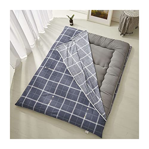 Funda de colchón de futón japonés Tatami, funda de colchón de algodón con cremallera para futón individual y doble, lavable a máquina
